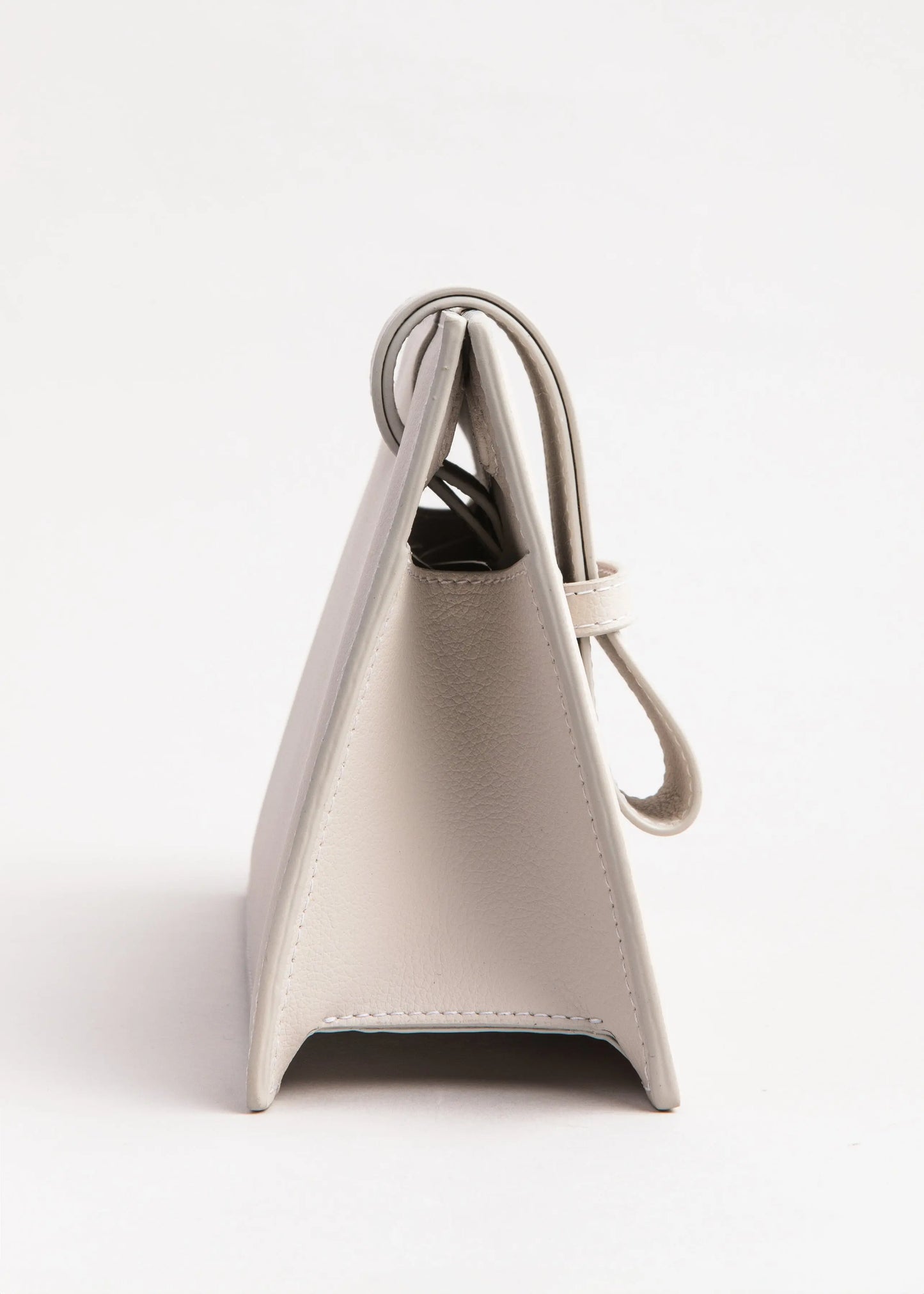 Qosmic Elara Moonstone - cream handbag - lateral view