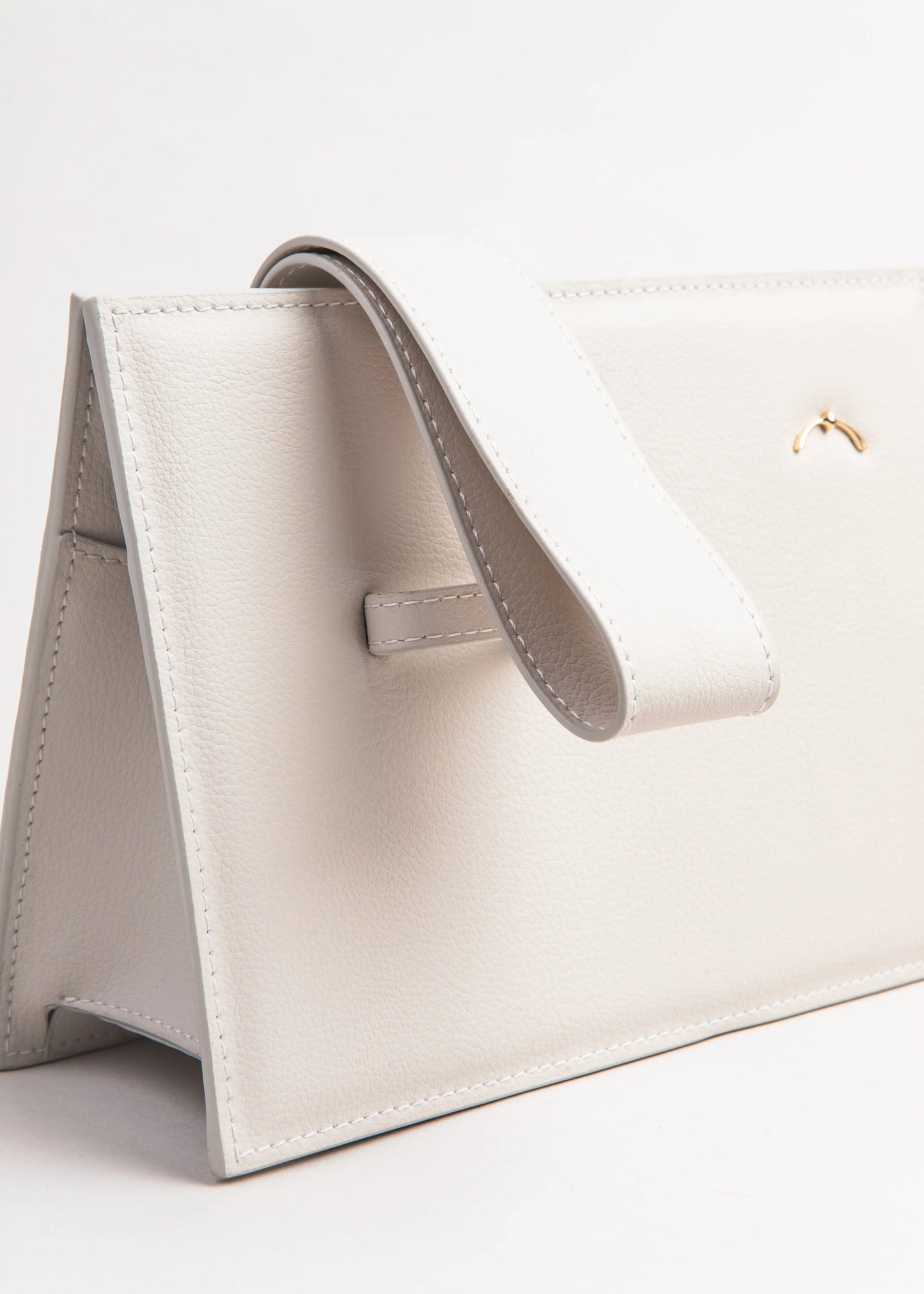 Qosmic Elara Moonstone - cream handbag - opened strap